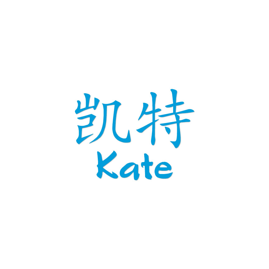 Chinese Symbol Kate Name - Decal Sticker - Multiple Colors & Sizes